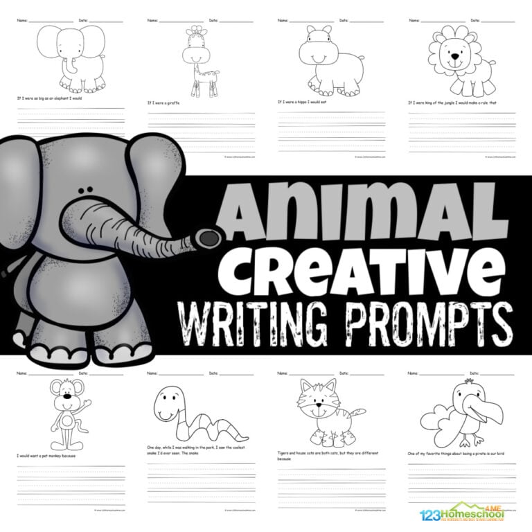 Get your kids excited about writing with our free jungle animal writing prompts, perfect for Kindergarten to 4th grade, designed to spark creativity and make handwriting practice fun!