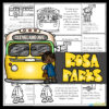 FREE Rosa Parks for Kids Printable Reader to Color and Learn