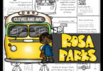 This Rosa Parks Printable is a great way to work on reading skills while learning about a person who made a difference in this world.  Kids will read, color and learn about Rosa Parks for kids with this rosa parks activity.  Whether you use this rosa parks worksheet and rosa parks coloring page activity to learn about a famous american freedom fighter or as a Black History Monty Printable, this is such a handy resource for elementary age children. Use this famous historical female reader with preschool, pre-k, kindergarten, first grade, 2nd grade, 3rd grade, 4th grade, and 5th grade students. Simply download pdf file with rosa parks free printables, print, and go!