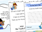 FREE Tooth Fairy Letter and Notes Printables