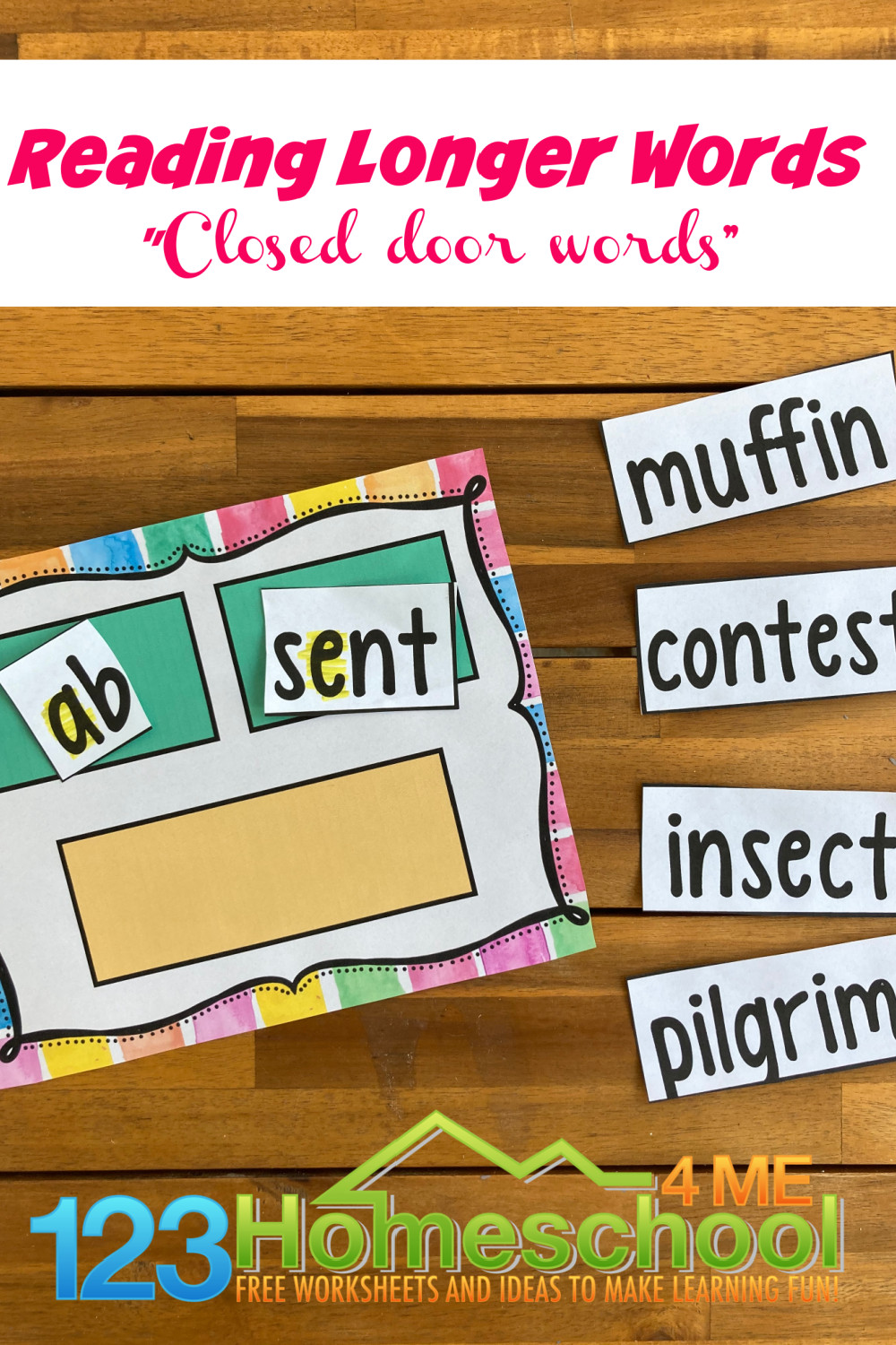 FREE Open And Closed Syllables Reading Activity