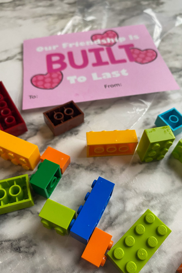 LEGO Valentines with FREE Printables
