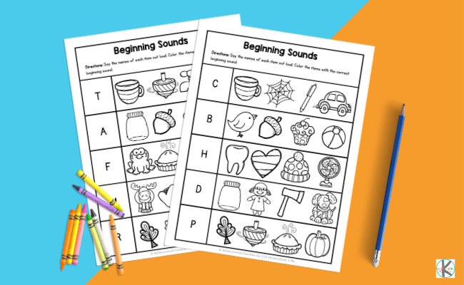 beginning letter sounds worksheets