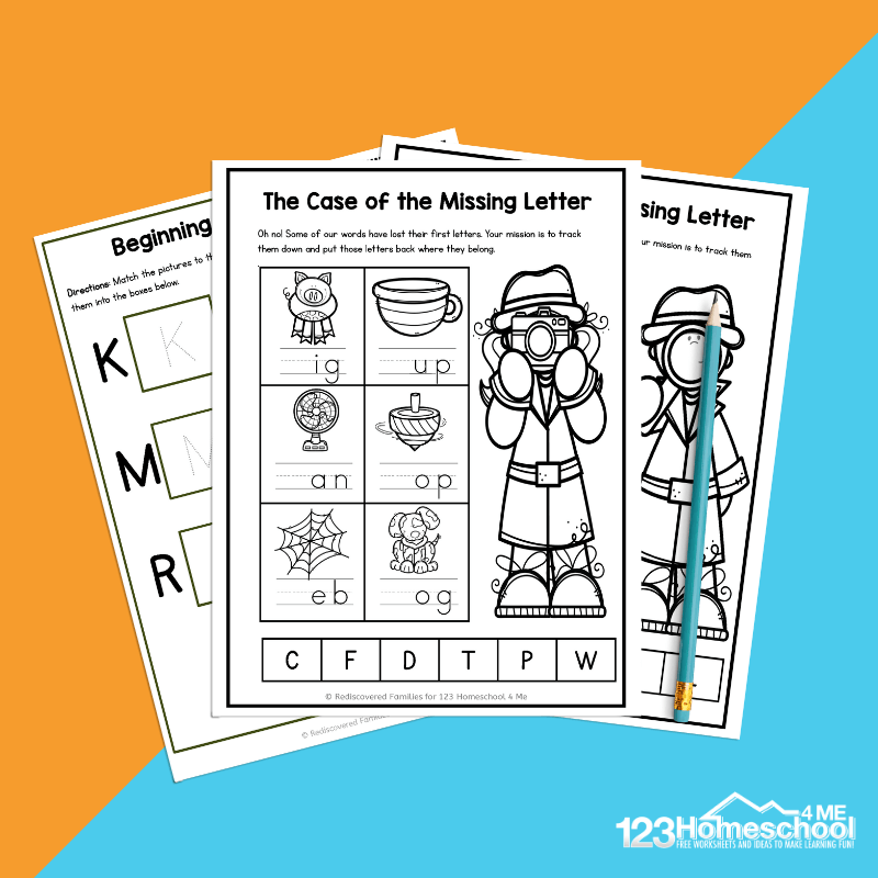 beginning sounds printables