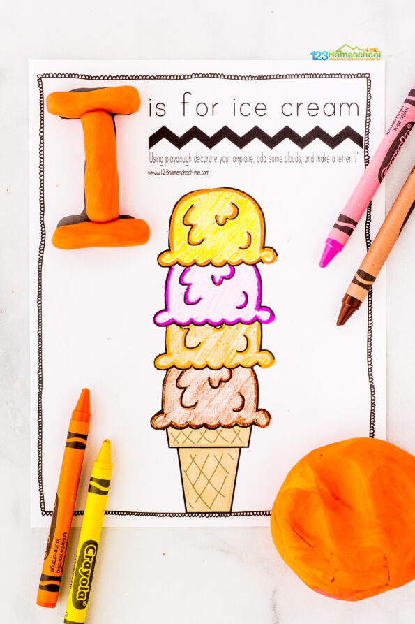 Free Printable A To Z Letter Playdough Mats