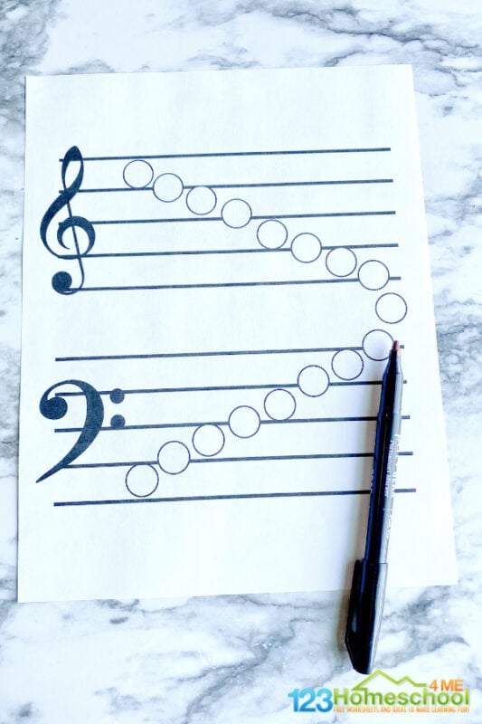 Reading music notes