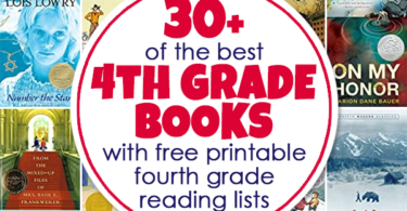 Picking books kids can't put down can be time consuming. Print this list of FUN TO READ printable 4th grade reading list!