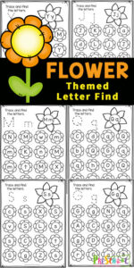 🌸 FREE Printable Flower Scavenger Hunt Activity for Kids