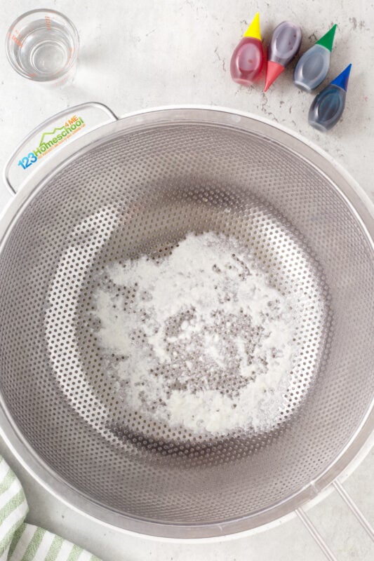 straining out milk casin