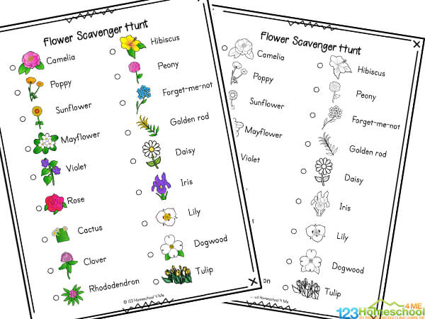 flower printable