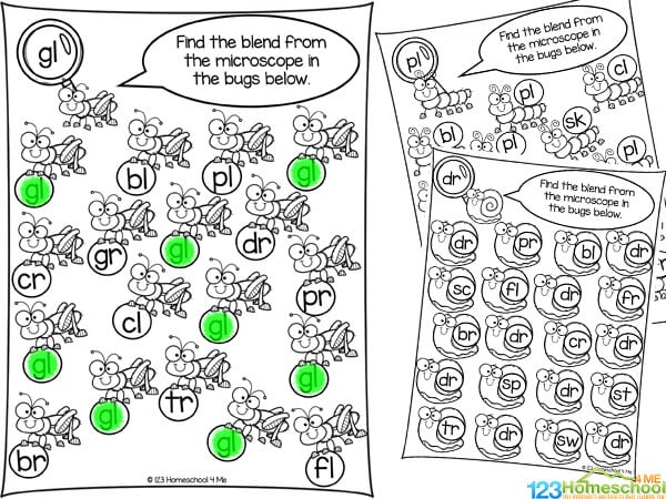 initial blends activity