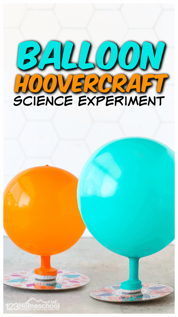 Whether your kiddo is fascinated by the possibilities of aliens from outer space or you just want to make a super cool car-of-the-future, this balloon hovercraft is loads of fun! This cd hovercraft is simple to make in just 5-10 minutes and loads of fun to fly for hours and hours! Try this cd balloon hovercraft experiment for a fun kids activity for preschool, pre-k, kindergarten, first grade, 2nd grade, 3rd grade, 4th grade, and 5th graders too.