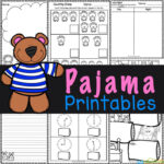 🧸 FREE Pajama Day Printable Worksheets and Activities