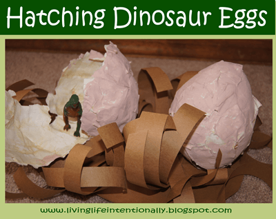 hatching dinosaur eggs