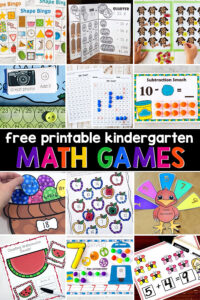 250+ FREE Printable Fun Math Activities for Kids