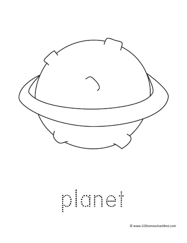 planet coloring apge