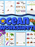 🐠 FREE FREE Printable Ocean Worksheets for Kids, Kind