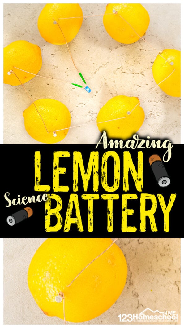 🍋 AMAZING EASY Lemon Battery Experiment for Kids