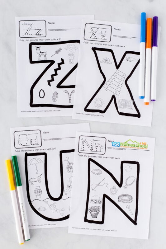 phonics coloring pages pdf