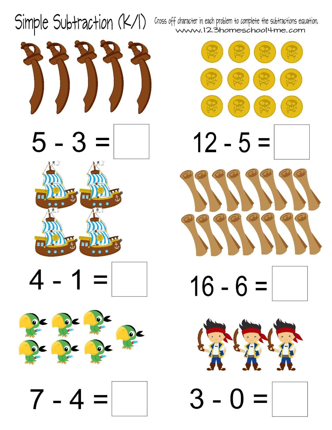 FREE Printable Jake And The Neverland Pirates Worksheets