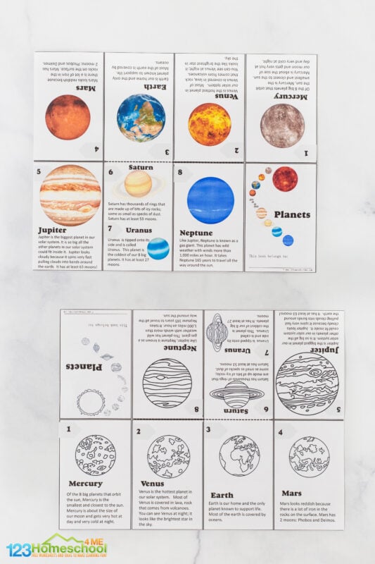 solar system printables pdf