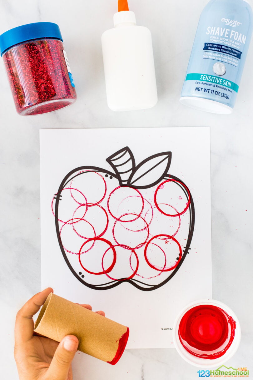 🍎 Stunning, Easy Apple Craft for Preschoolers and Kids