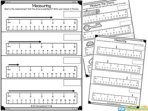 📏 FREE Printable Measurement Kindergarten Worksheets