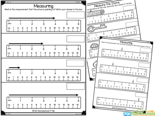 📏 FREE Printable Measurement Kindergarten Worksheets