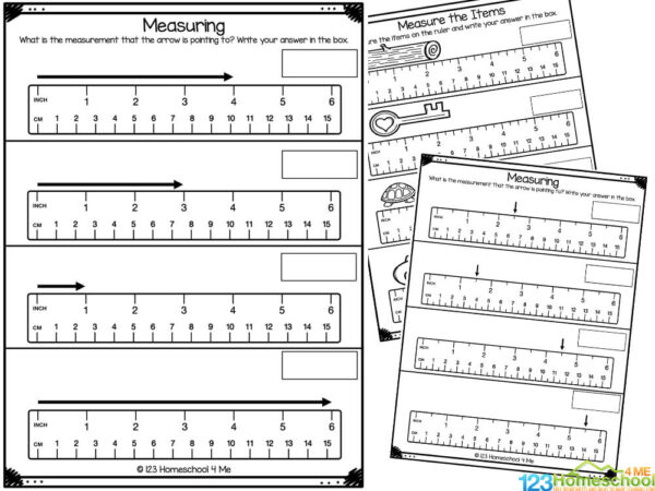 📏 FREE Printable Measurement Kindergarten Worksheets