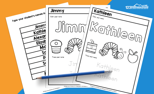 What's My Name? Worksheet: Free Printable PDF for Children