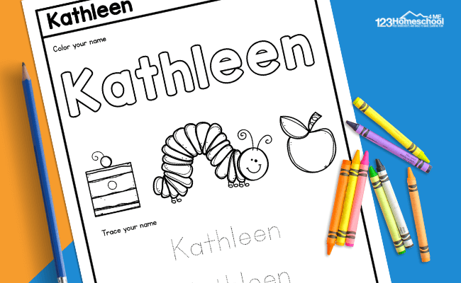 What's My Name? Worksheet: Free Printable PDF for Children