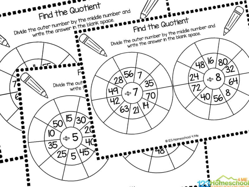 Printable Division Worksheets