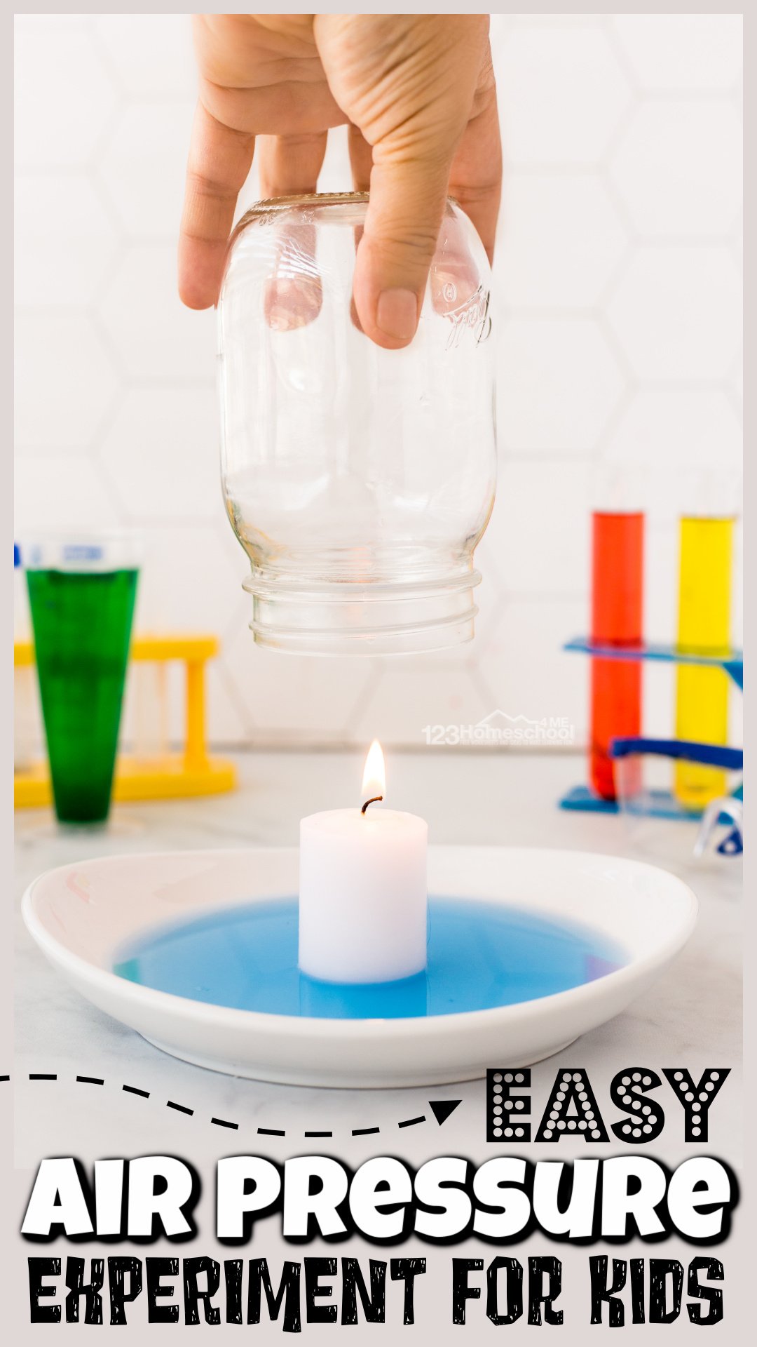 🕯️ Burning Candle in Rising Water Experiment w/ FREE Worksheet