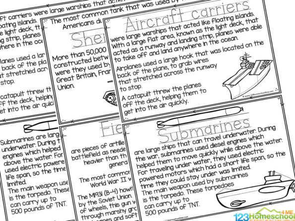 World War 2 for Kids Reader to Color and Learn