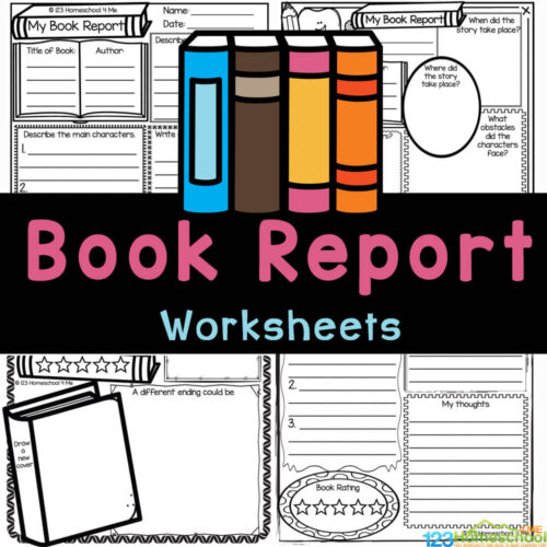 ️ FREE Printable 3rd Grade Book Report Template for Report