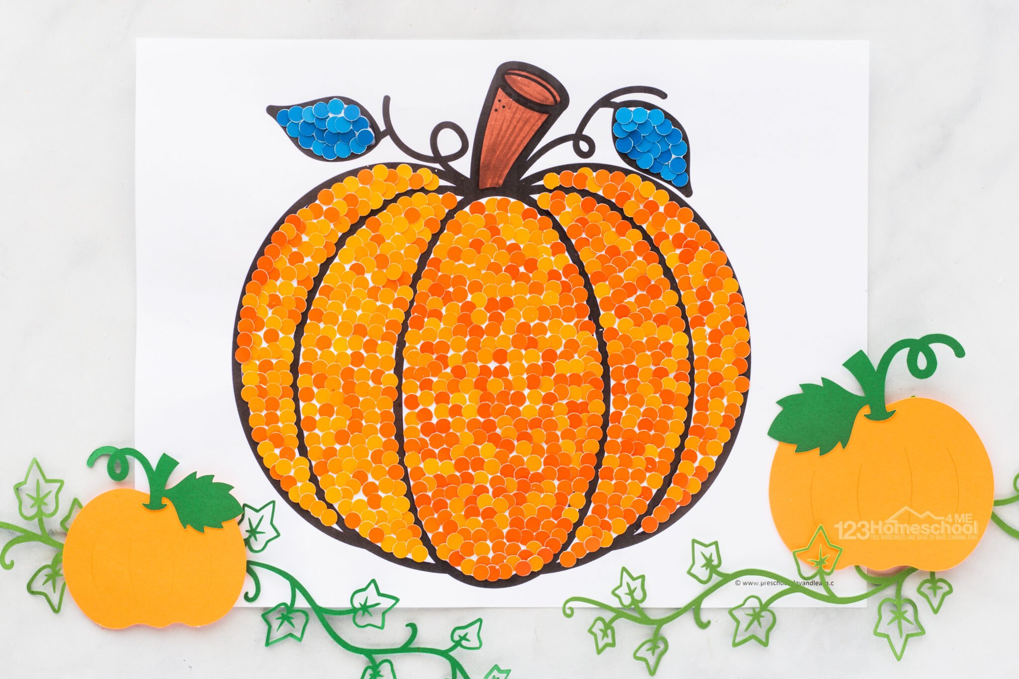 Pumpkin Craft for Preschoolers