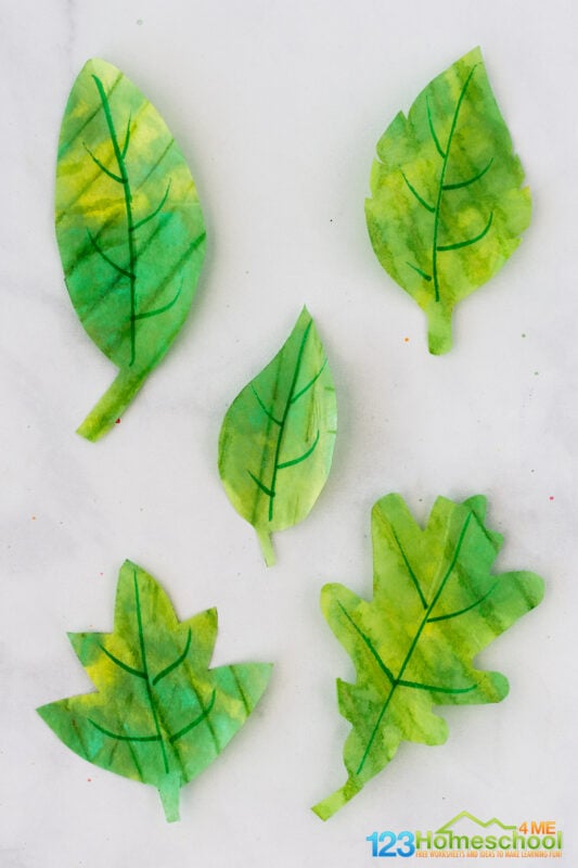 leaf crafts for kids