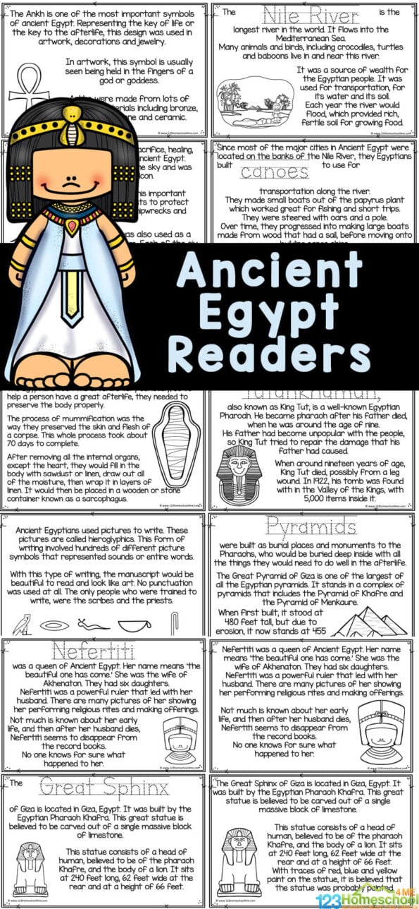 FREE Ancient Egypt Printable Reader for Kids
