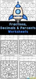 FREE Printable Decimals, Fractions and Percents Worksheets