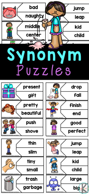 FREE Antonyms and Synonyms Worksheets