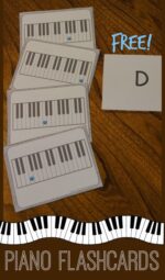 FREE Printable Piano Flashcard Set