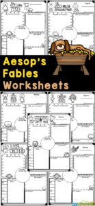 FREE Printable Aesop's Children's Fables Worksheets - Set 2