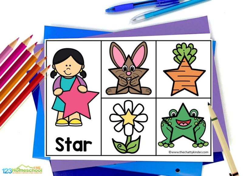 FREE Printable 2D Sorting Shapes Activity