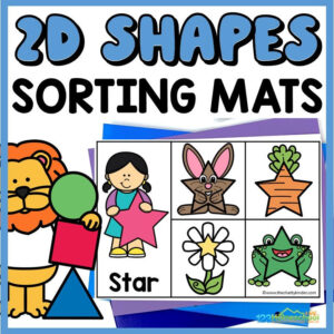 FREE Printable 2D Sorting Shapes Activity