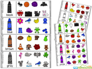 FREE Printable Colour Recognition Activities