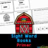 FREE Printable Primer Sight Words Books for Kindergarten