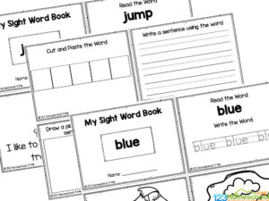 FREE Printable Pre-Primer Sight Words Books
