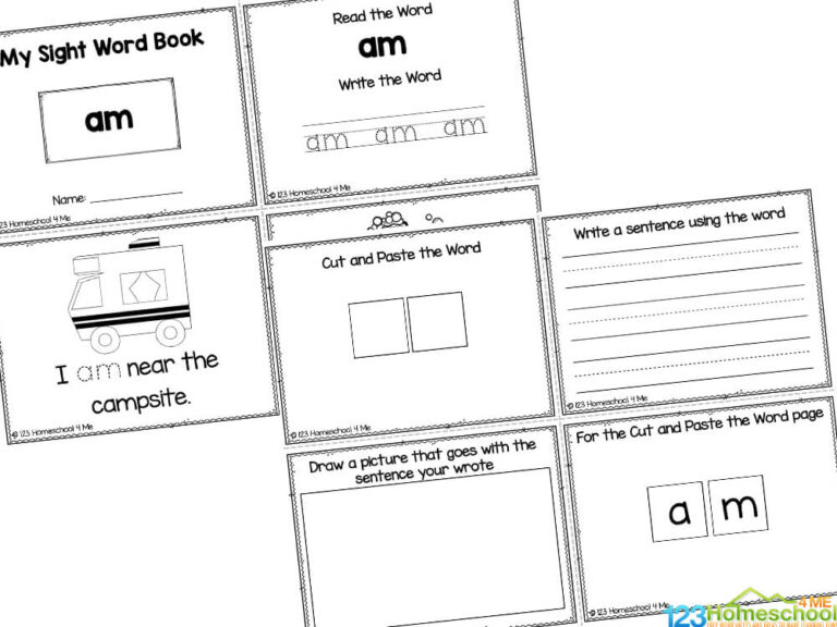 FREE Printable Primer Sight Words Books for Kindergarten