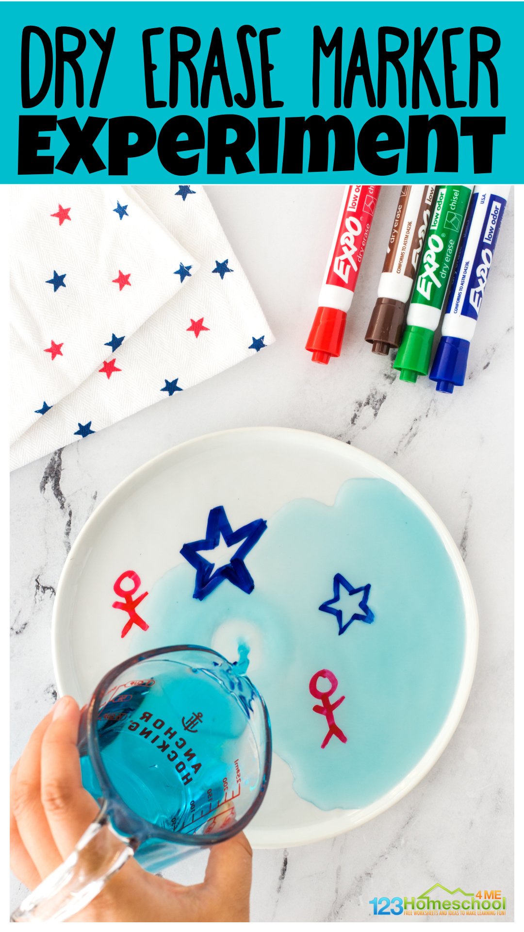 Amazing Dry Erase Marker Experiment for Kids