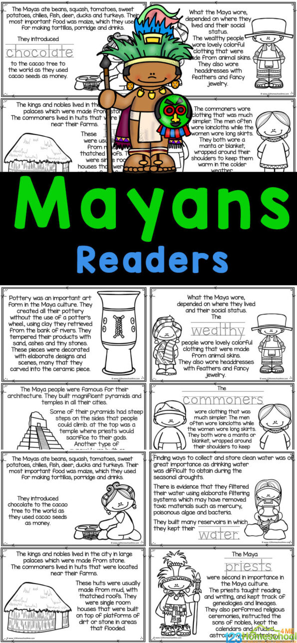 Who Were the Ancient Maya People Readers to Read, Color &amp; Learn